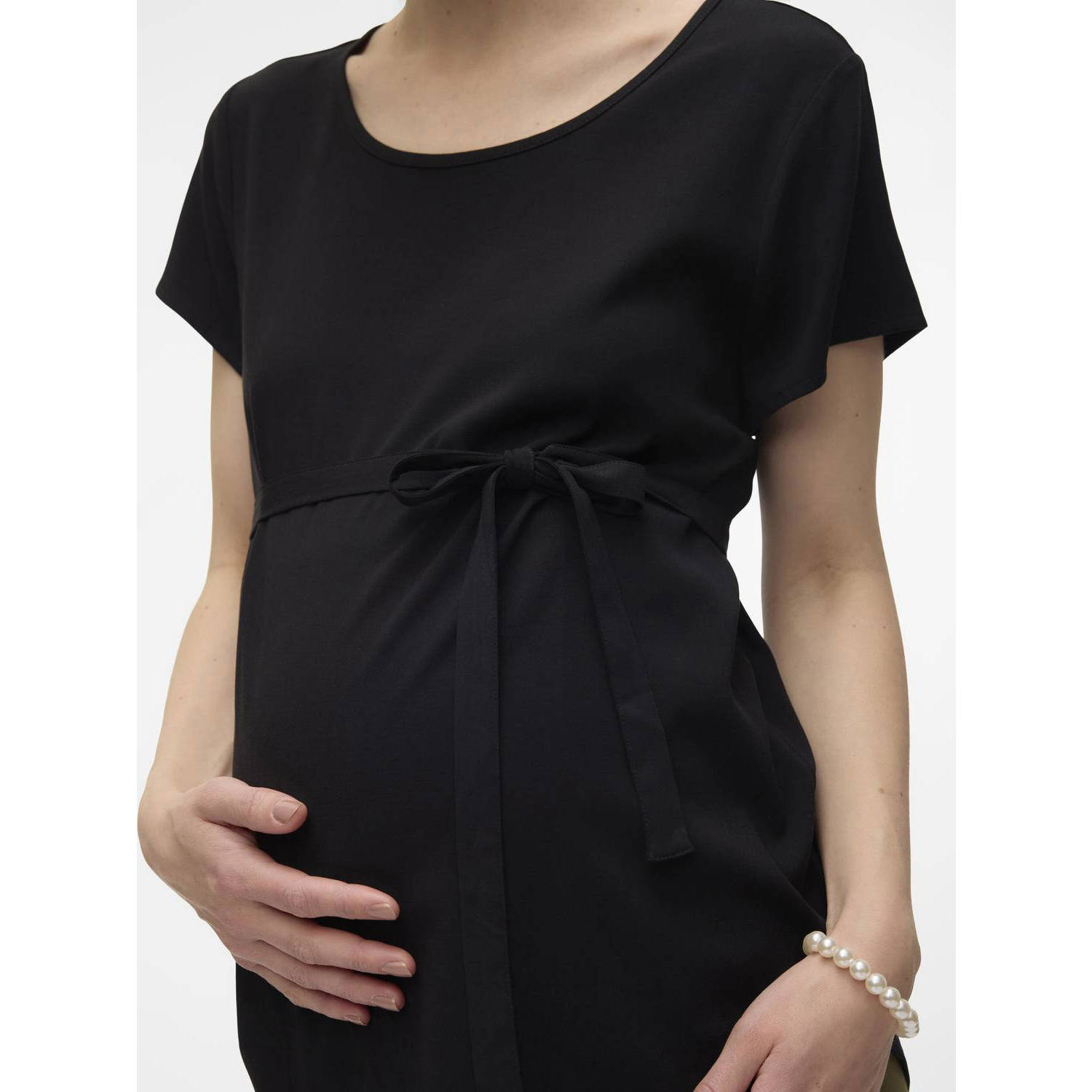 VERO MODA MATERNITY zwangerschapstop zwart
