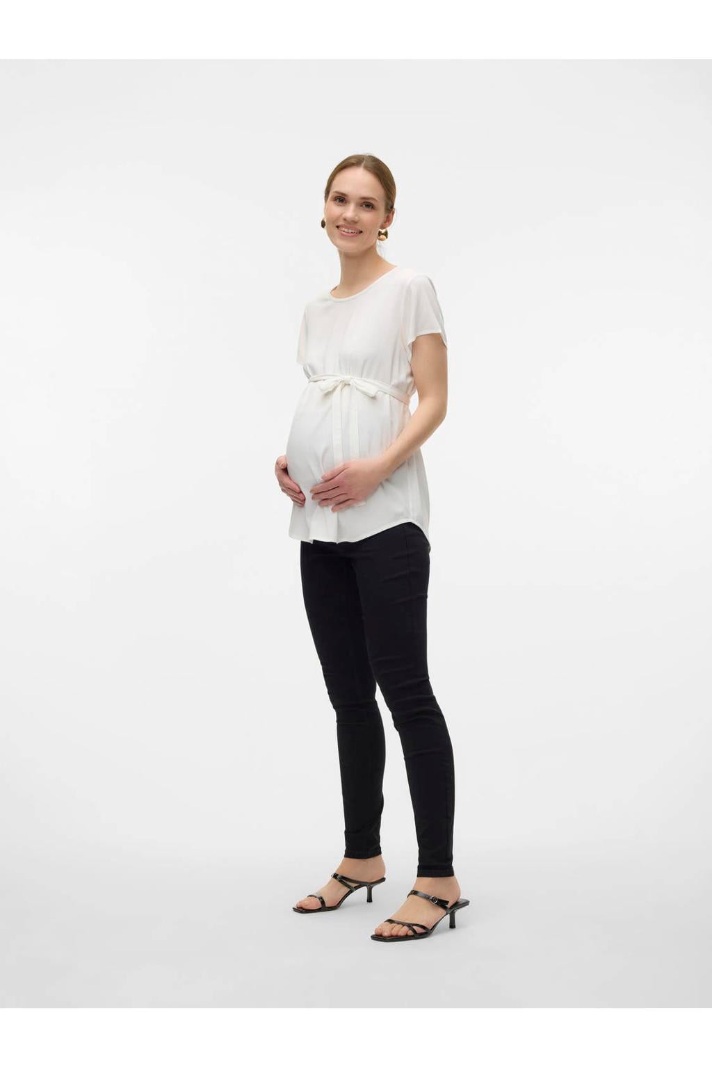 VERO MODA MATERNITY zwangerschapstop offwhite
