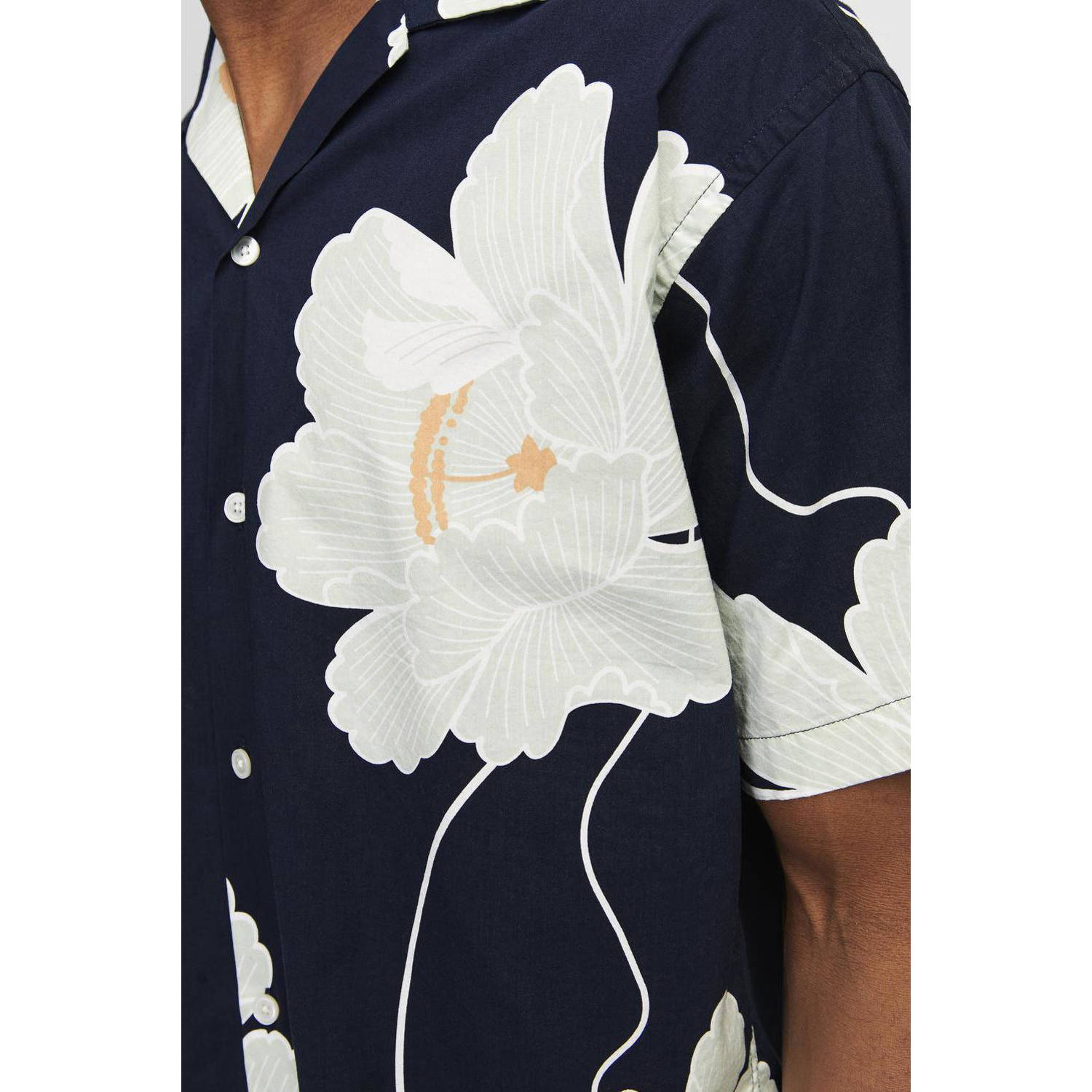 JACK & JONES PREMIUM regular fit overhemd JPRBLAPALMA met all over print night sky