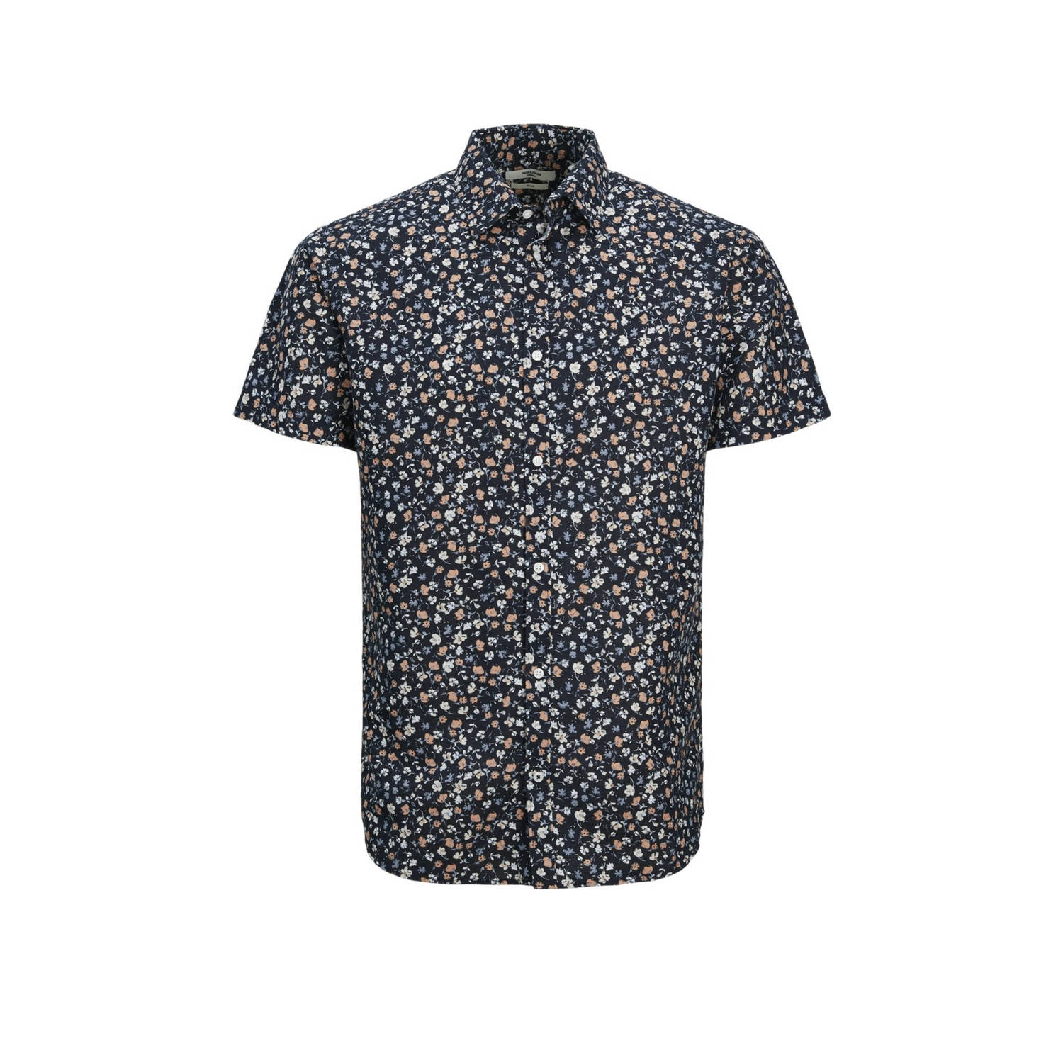 JACK & JONES PREMIUM slim fit overhemd JPRBLASUMMER met all over print night sky