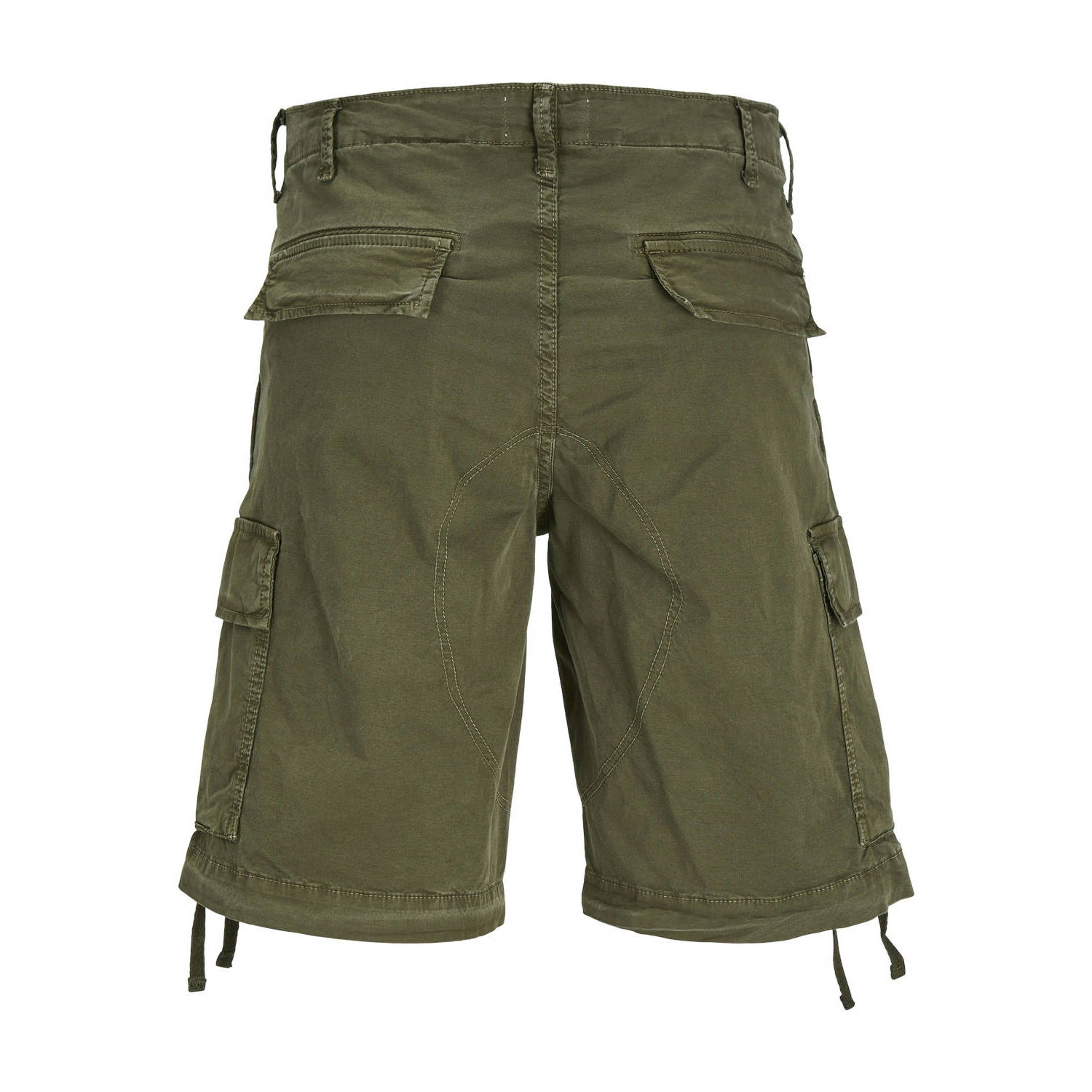 JACK & JONES PANTS STUDIO regular fit cargo short olijfgroen