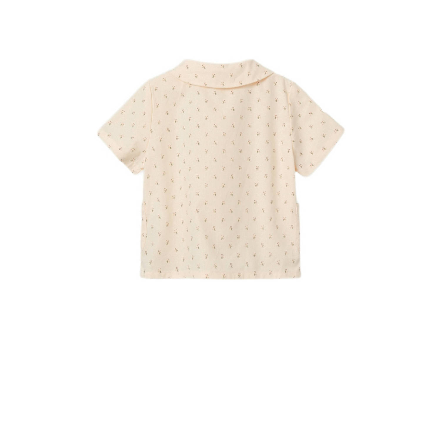 LIL' ATELIER MINI T-shirt NMFFAMAJA met all over print ecru