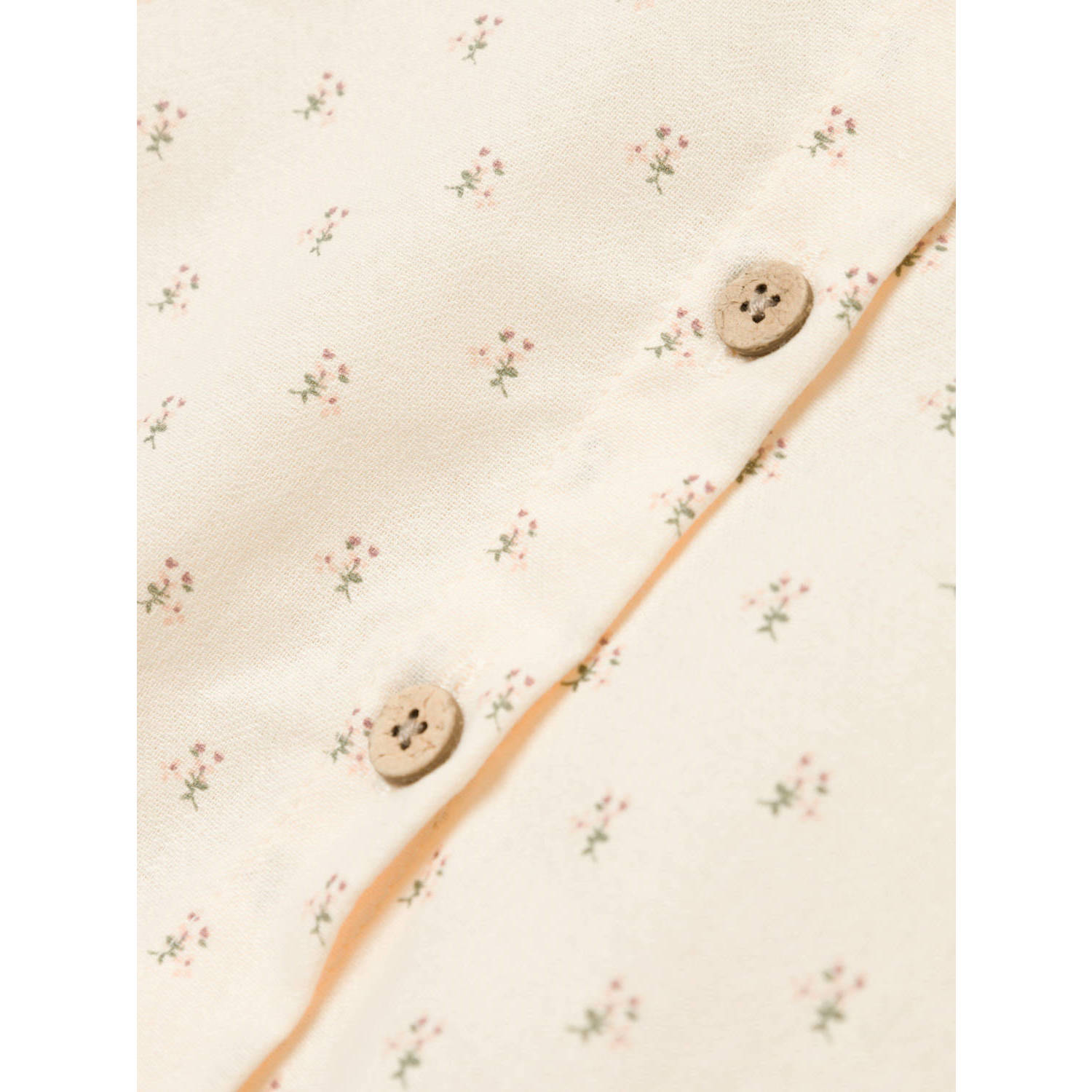 LIL' ATELIER MINI T-shirt NMFFAMAJA met all over print ecru
