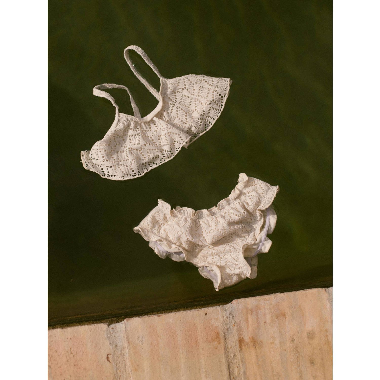 LIL' ATELIER MINI bikini NMFFANNIE ecru