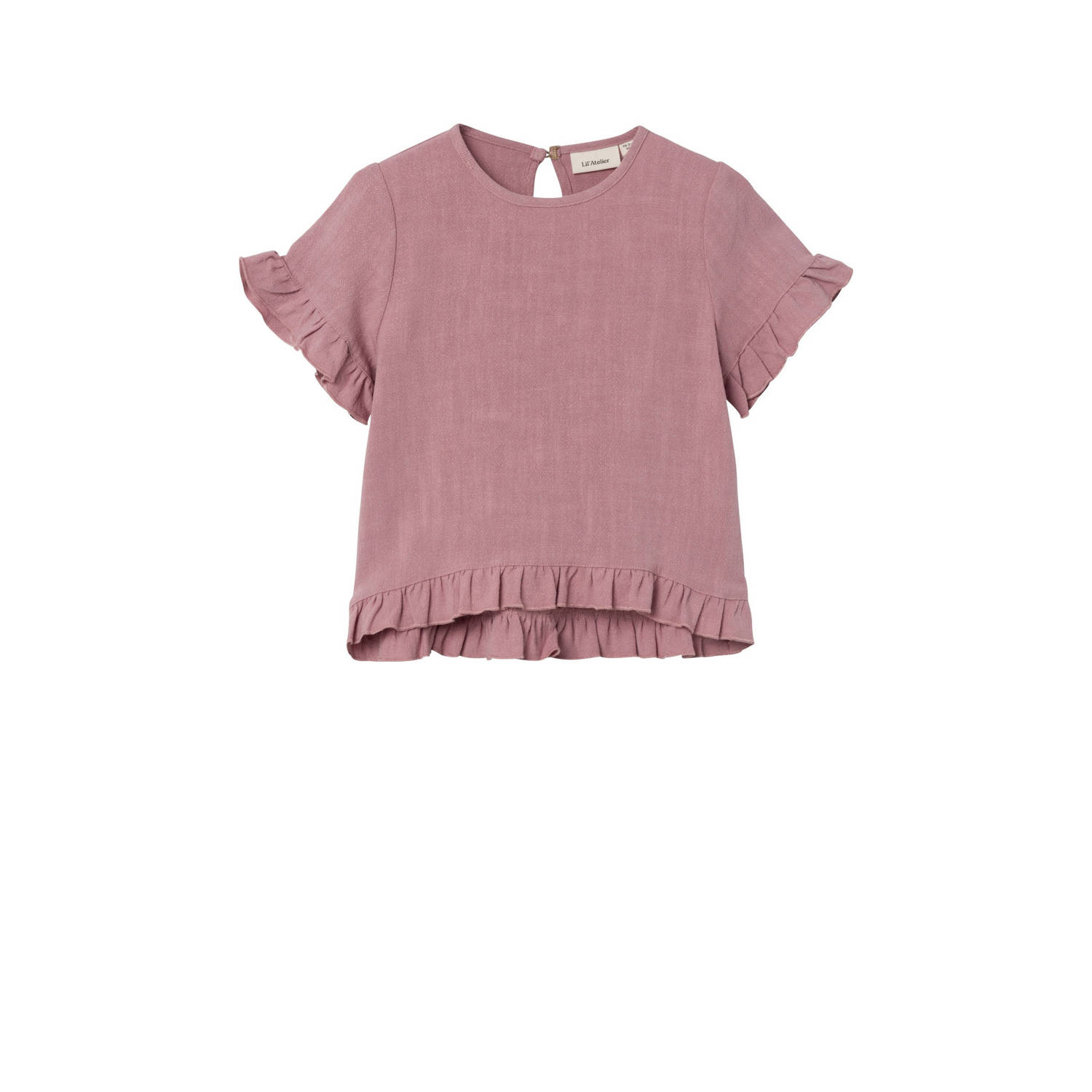 LIL' ATELIER Meisjes Blouses Nmfdolie Ss Loose Shirt Roze