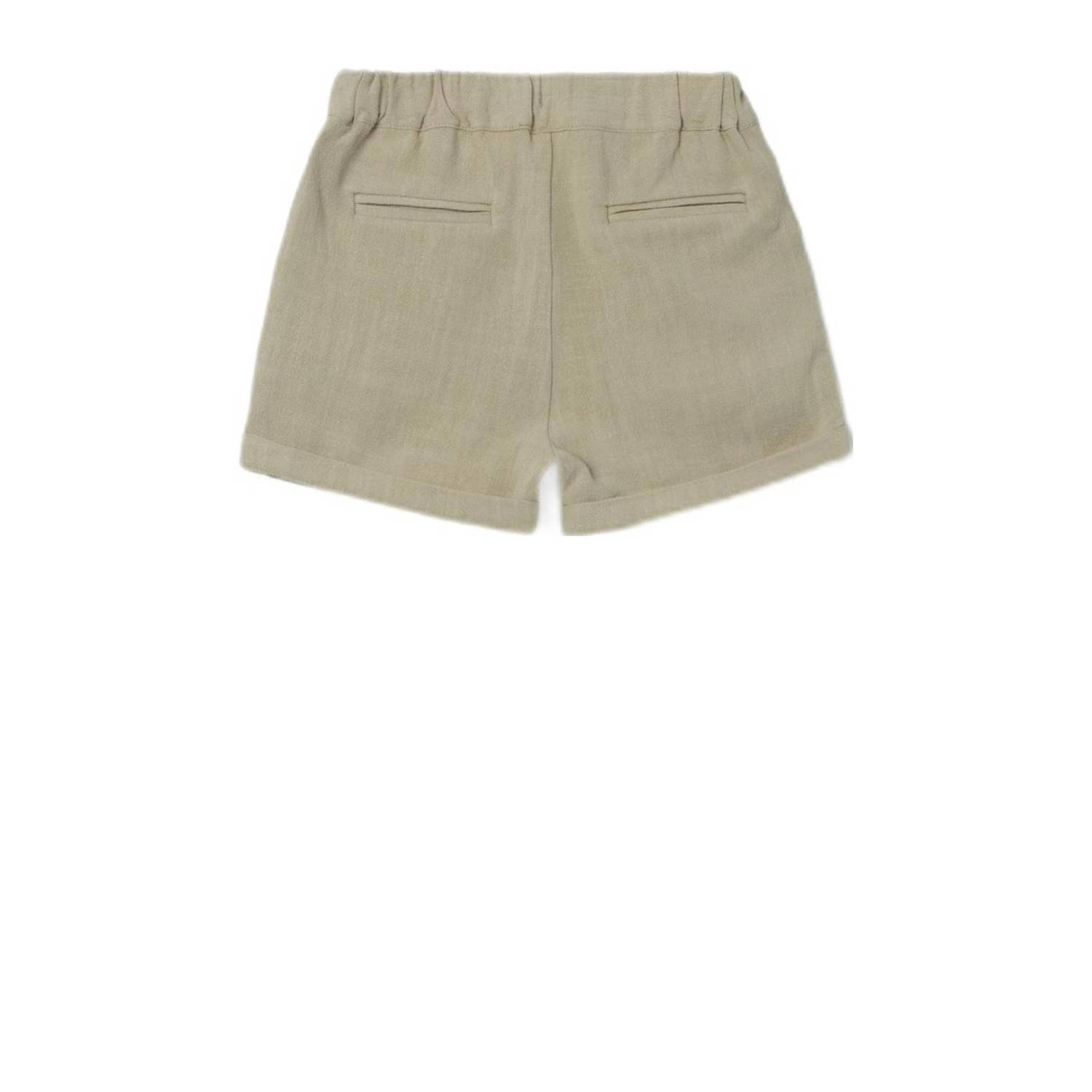 LIL' ATELIER MINI regular fit casual short NMMDOLIE lichtgroen