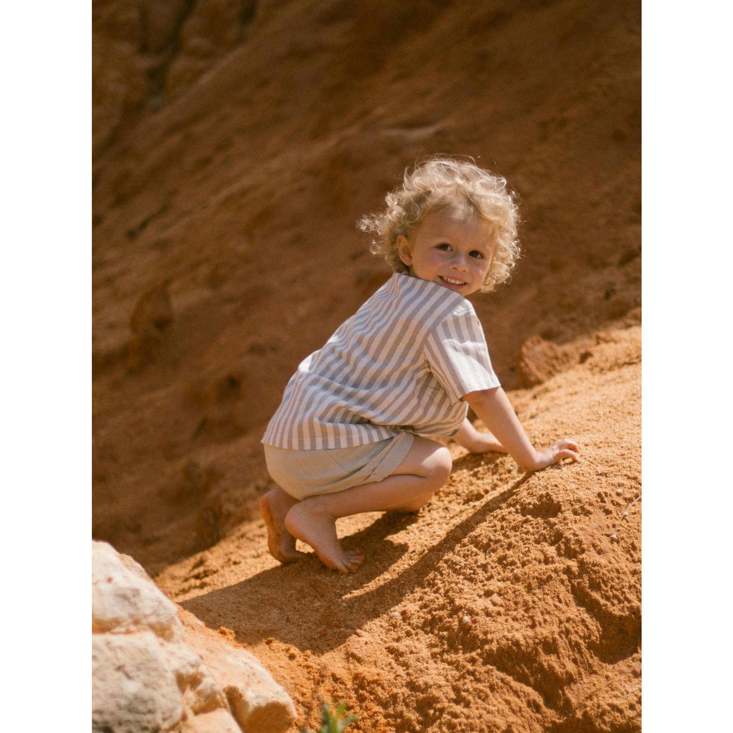 LIL' ATELIER MINI regular fit casual short NMMDOLIE lichtgroen