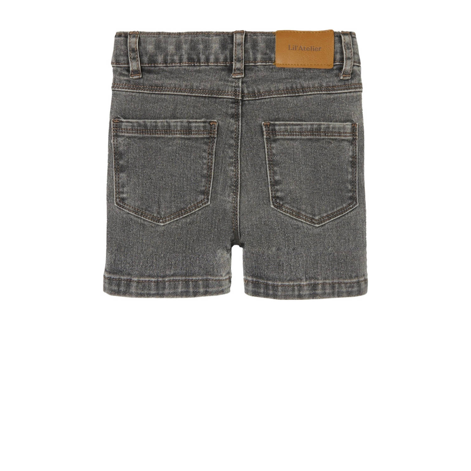 LIL' ATELIER MINI regular fit denim short NMMRYAN light grey denim