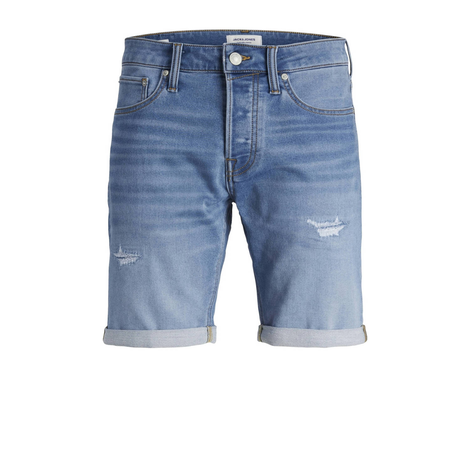 JACK & JONES JEANS INTELLIGENCE regular fit JJIRICK JJICON short mediun blue 709