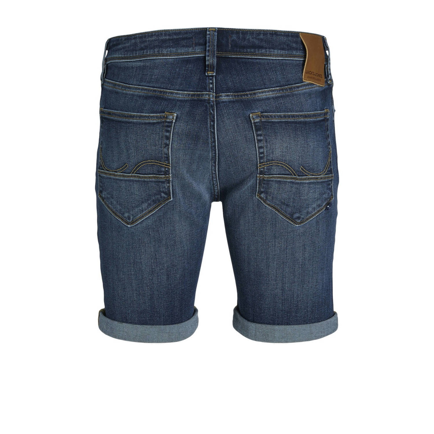 JACK & JONES JEANS INTELLIGENCE regular fit denim short JJIRICK JJFOX blue denim