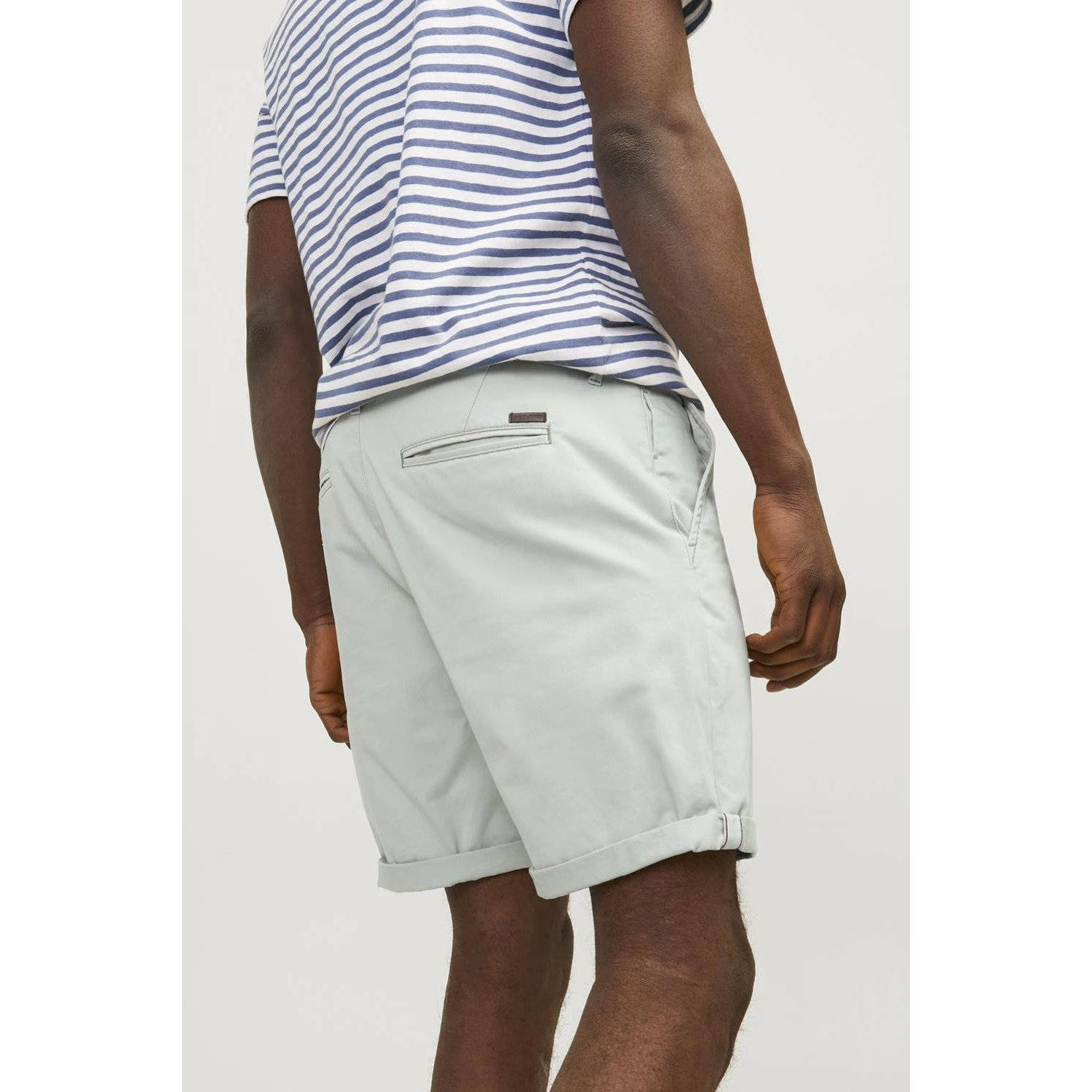 JACK & JONES PANTS STUDIO regular fit short JPSTBOWIE desert sage