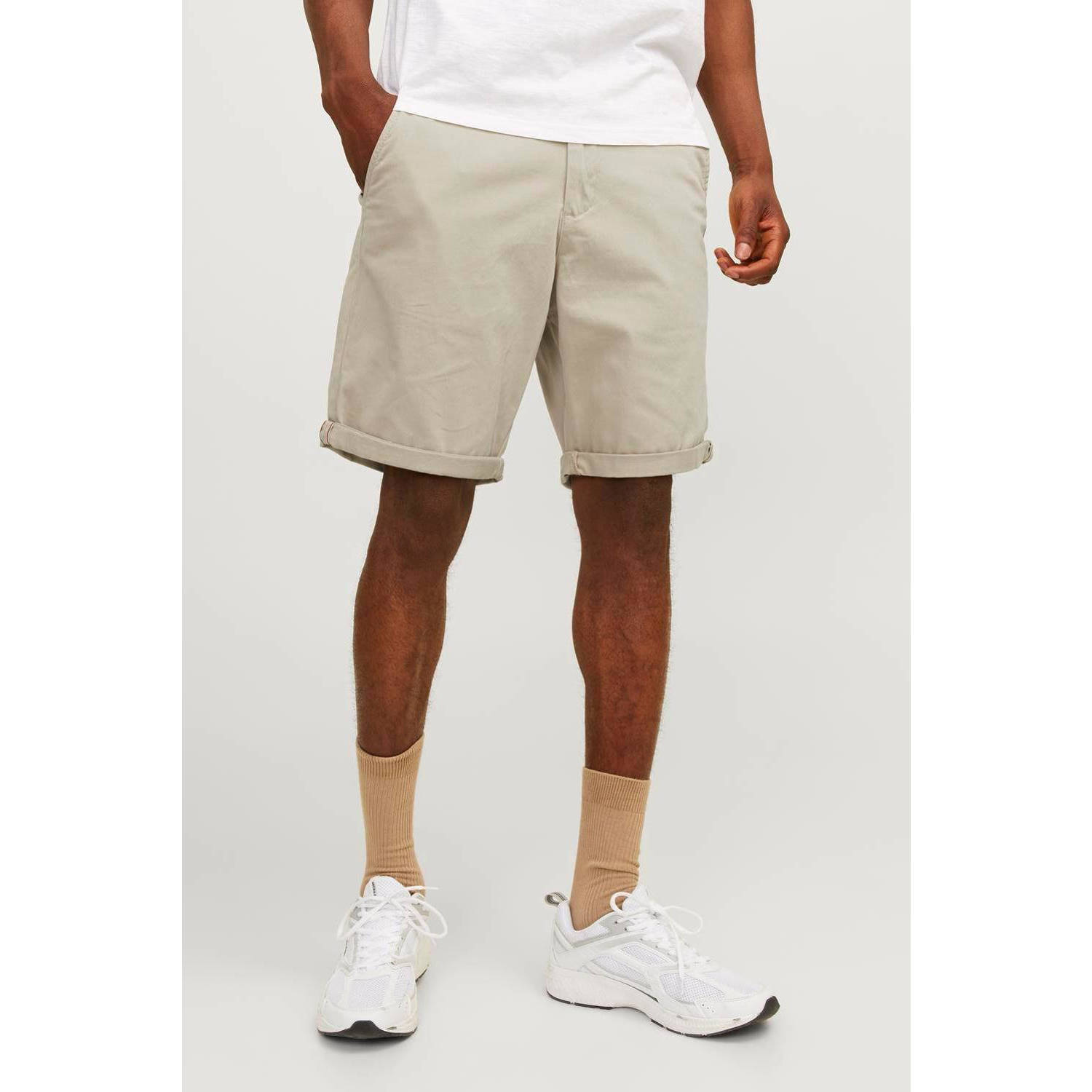 JACK & JONES PANTS STUDIO regular fit chino short JPSTBOWIE crockery