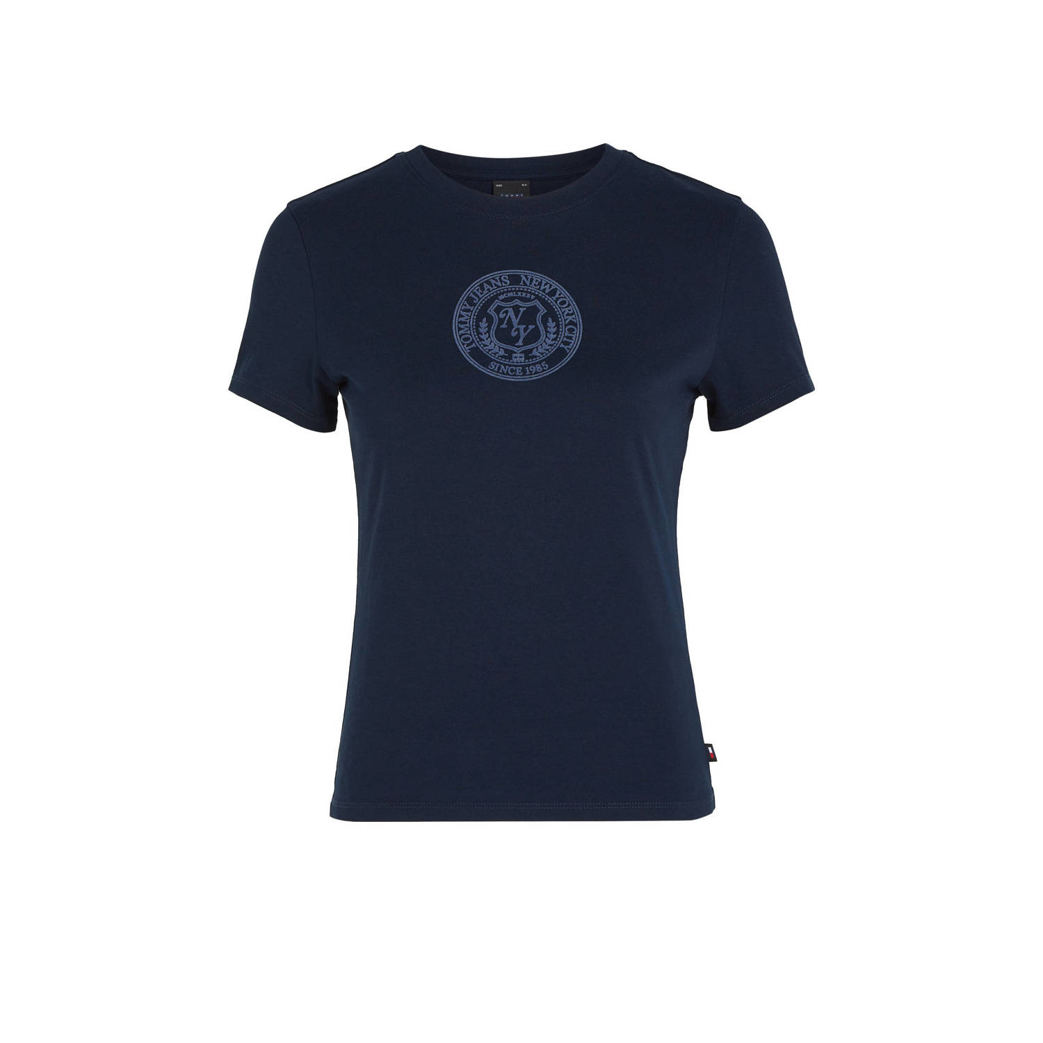 Tommy Jeans T-shirt met logo donkerblauw