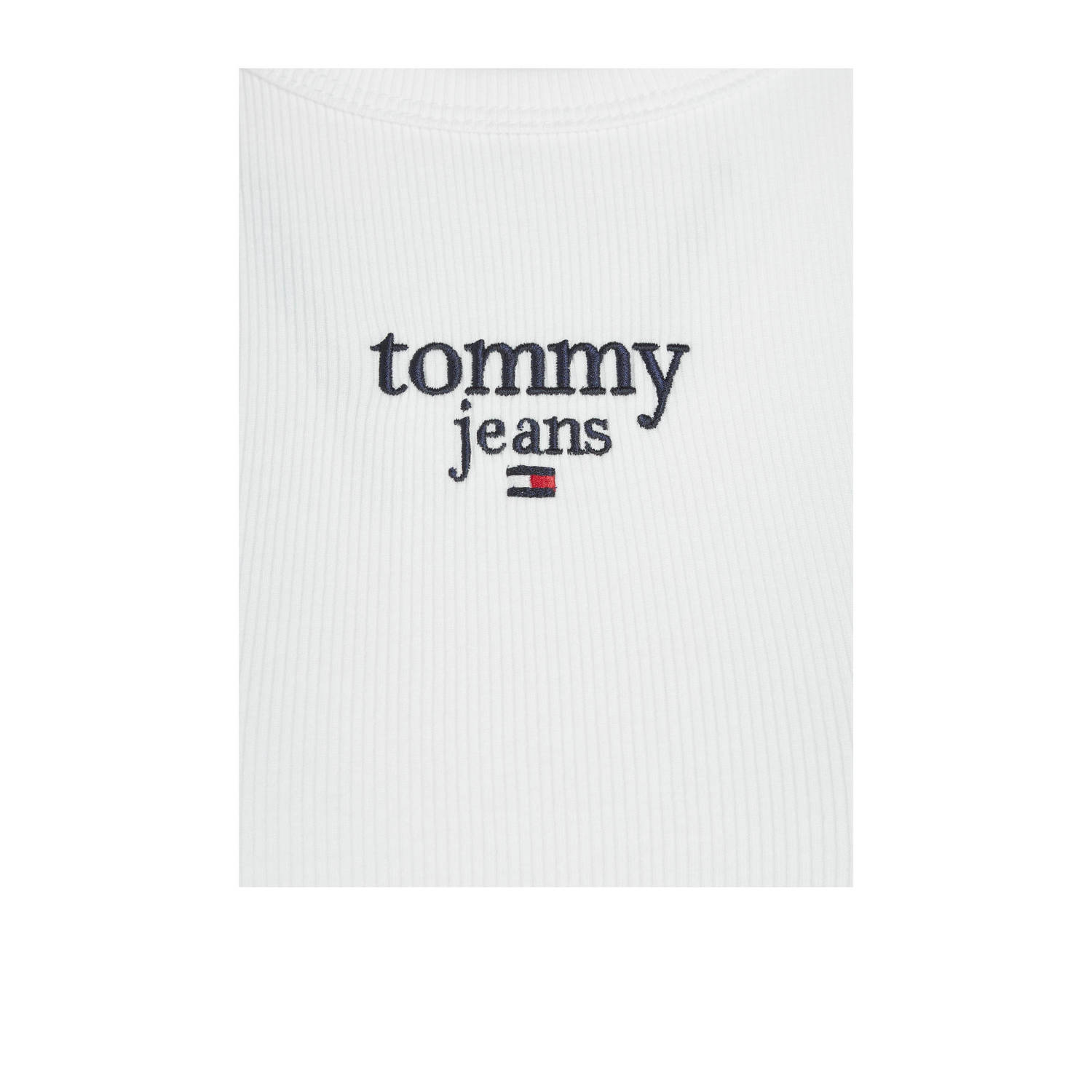 Tommy Jeans top met logo wit