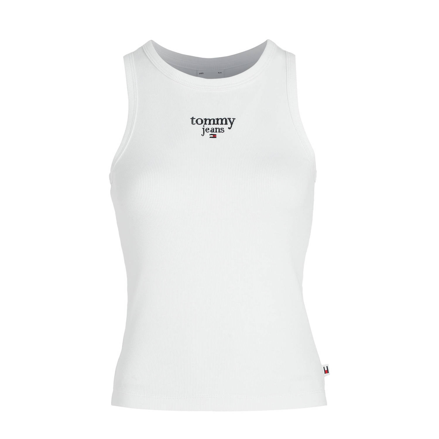 Tommy Hilfiger top met logo wit