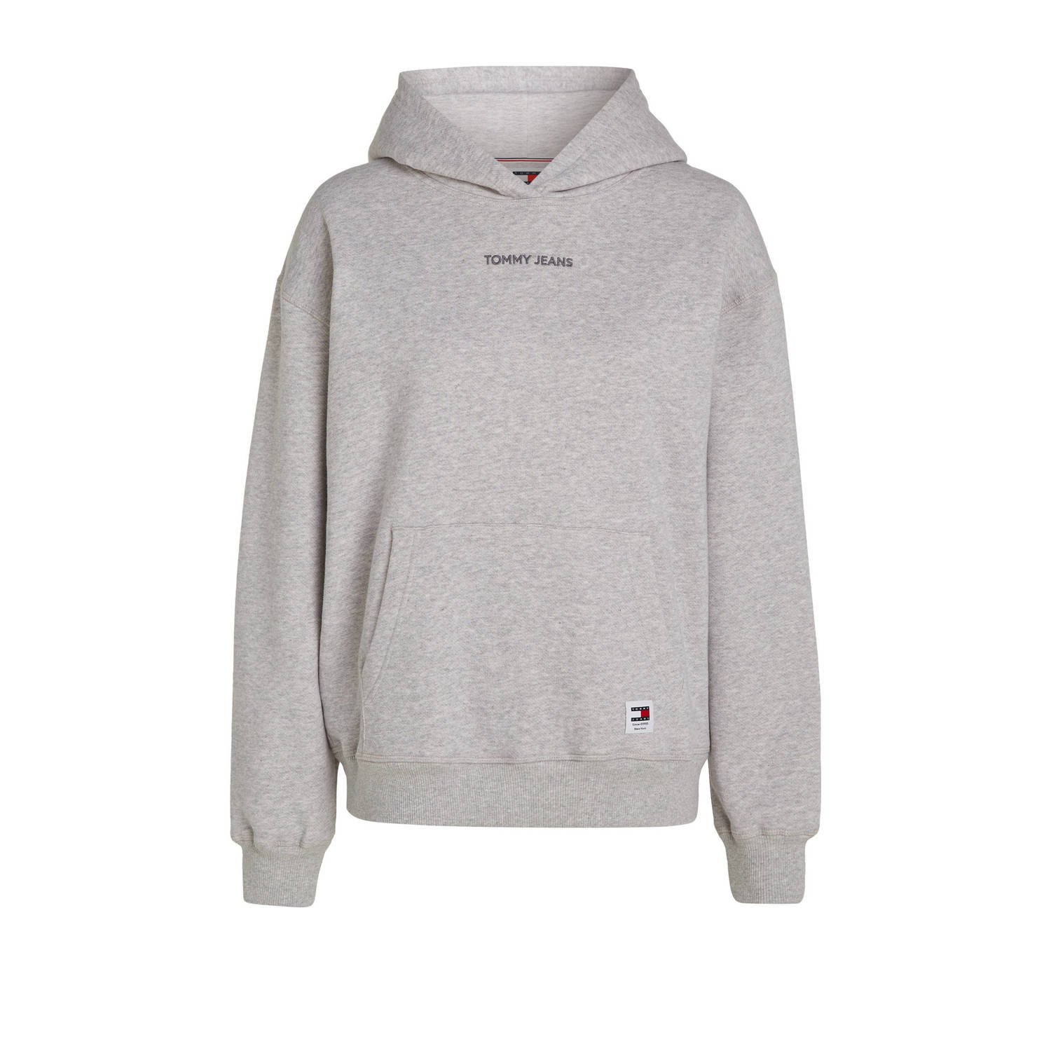Tommy Hilfiger hoodie met logo grijs