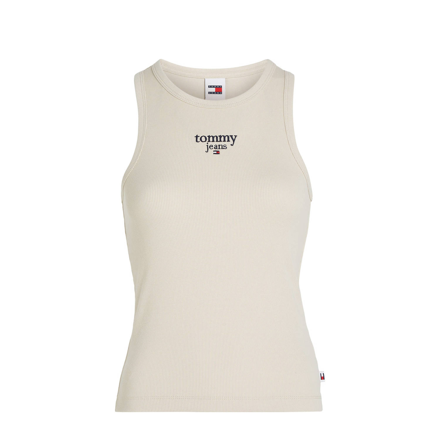 Tommy Hilfiger top met logo beige