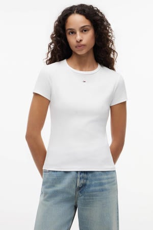 T-shirt met logo wit