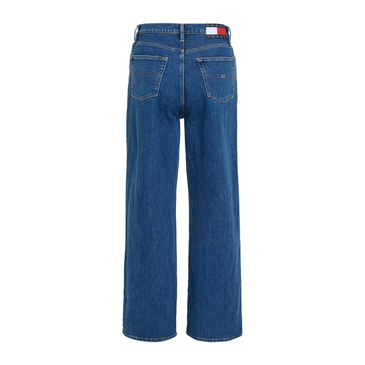 Tommy Jeans high waist wide leg jeans medium blue denim
