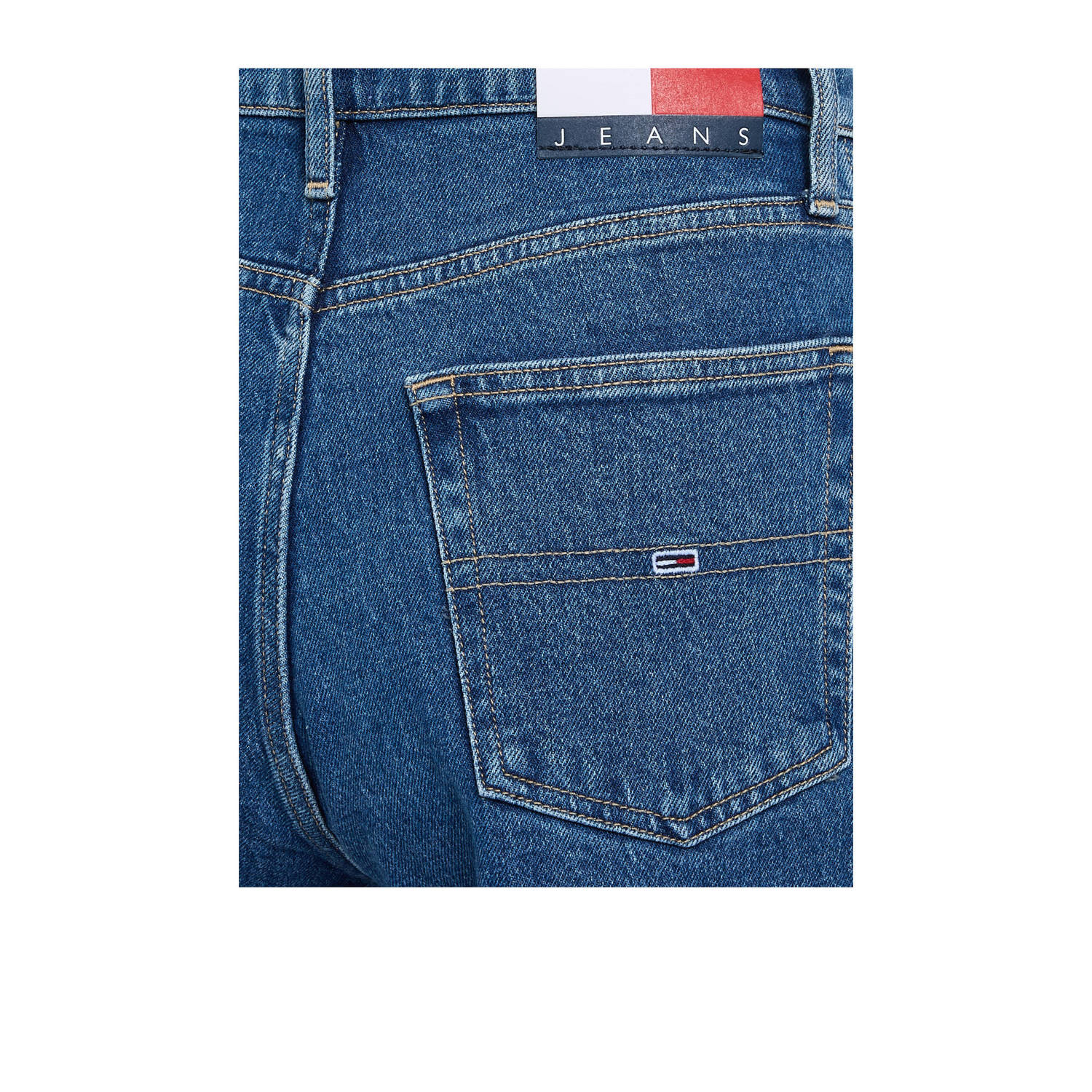Tommy Jeans high waist wide leg jeans medium blue denim