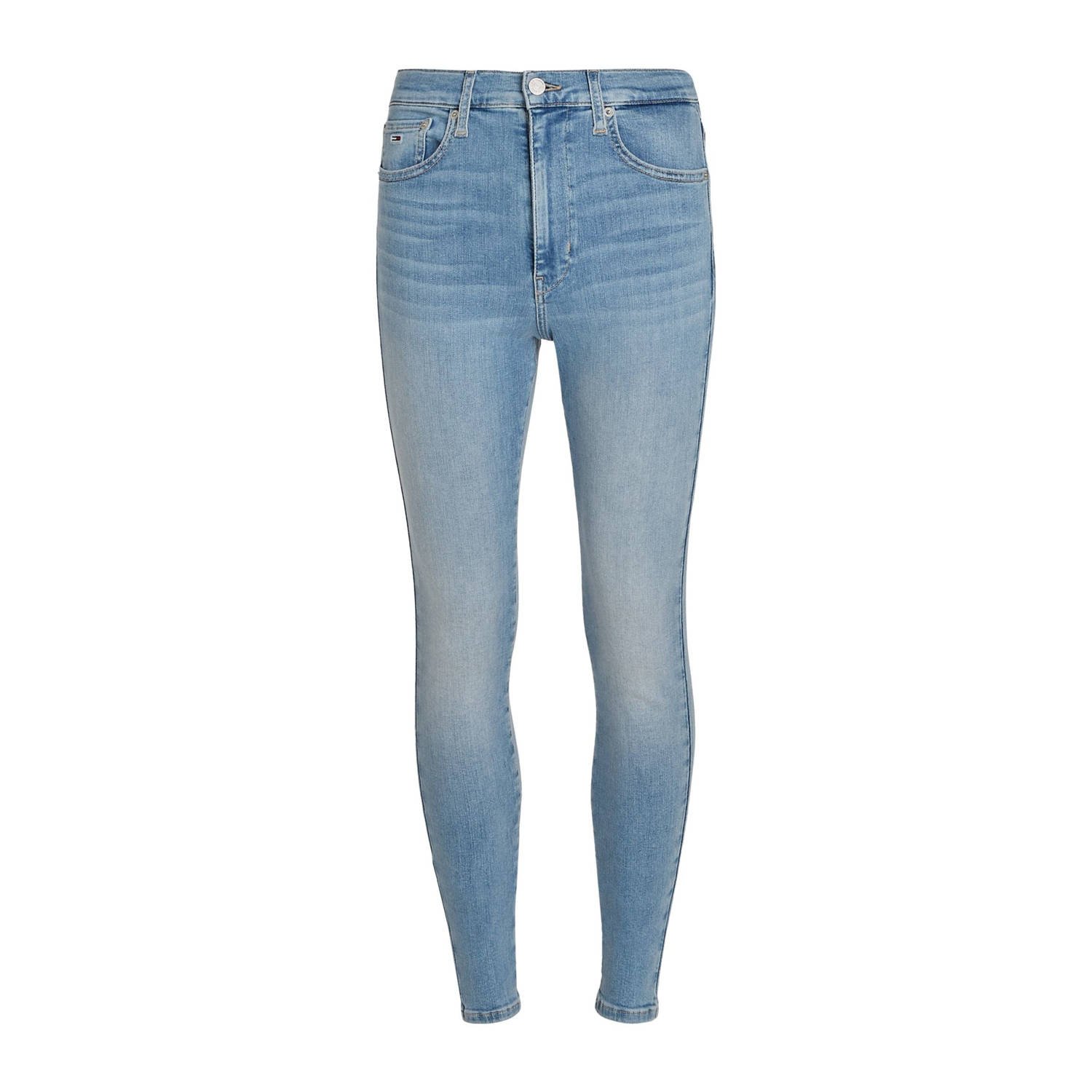 Tommy Jeans high waist skinny jeans light blue denim