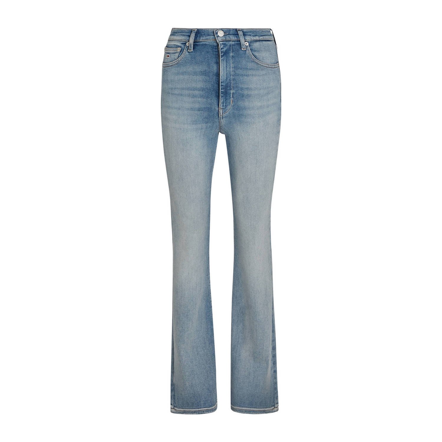 Tommy Jeans high waist straight leg jeans light blue denim