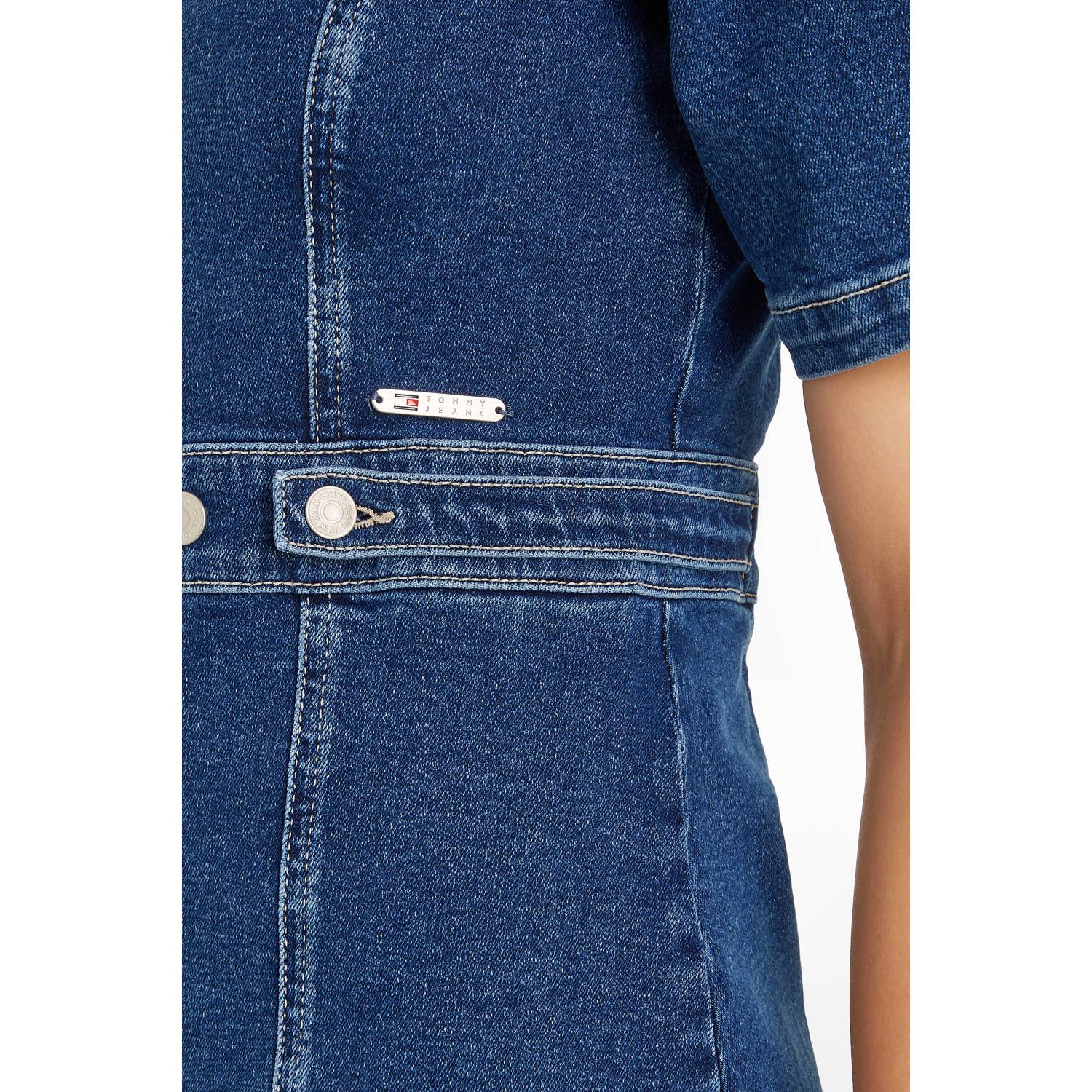 Tommy Jeans spijkerjurk medium blue denim