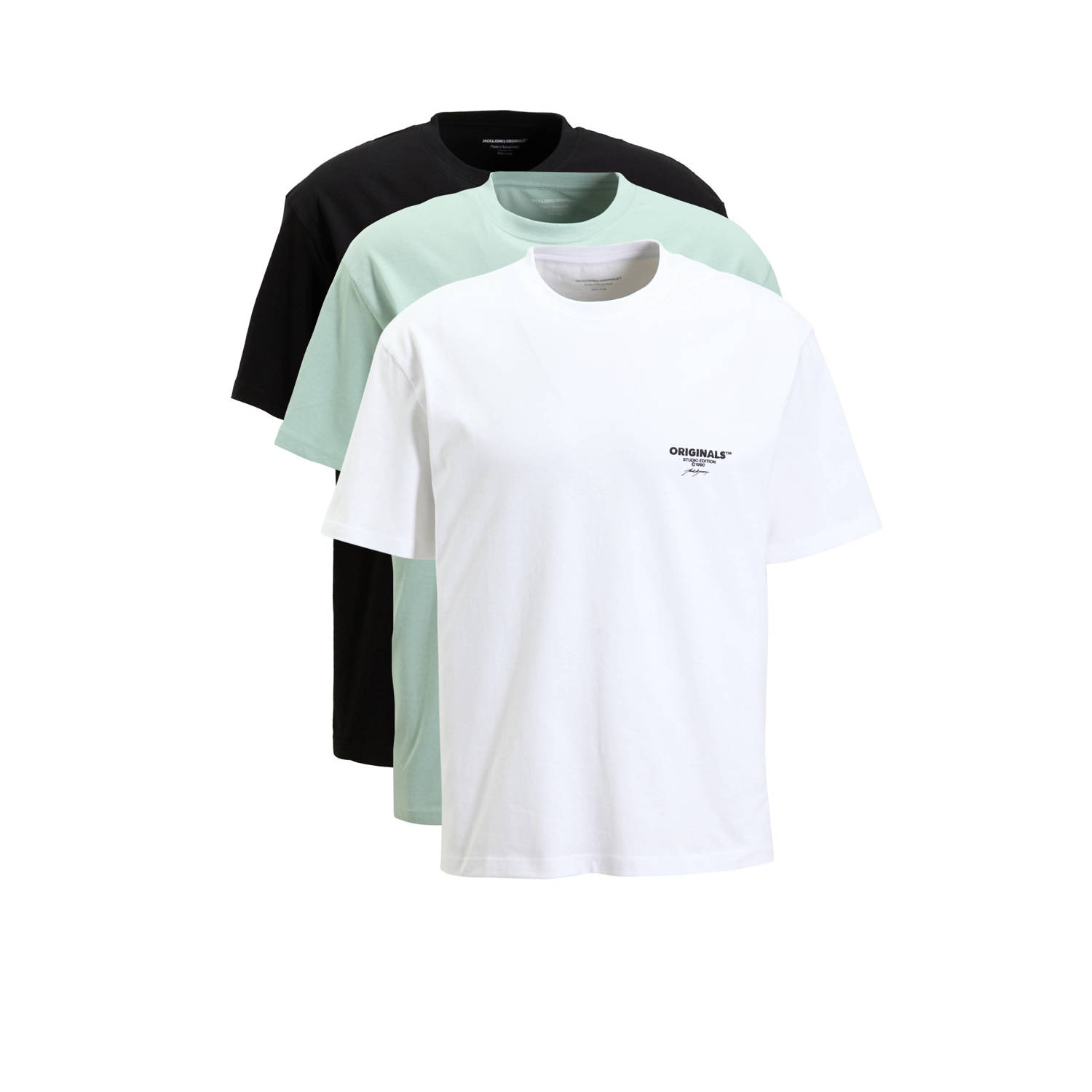 Jack & jones Originals Bora Branding Shirts Heren (3-pack)