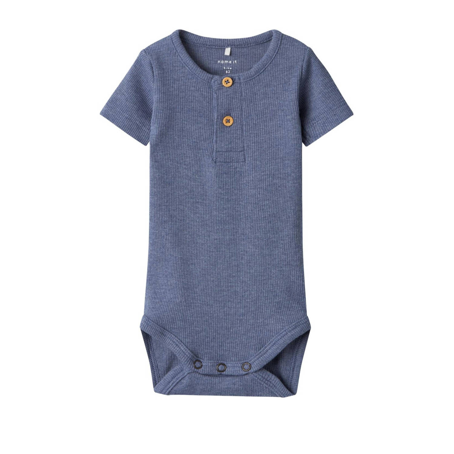 NAME IT BABY romper NBMKAB middenblauw