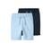 NAME IT KIDS sweatshort - lichtblauw/donkerblauw (set van 2)