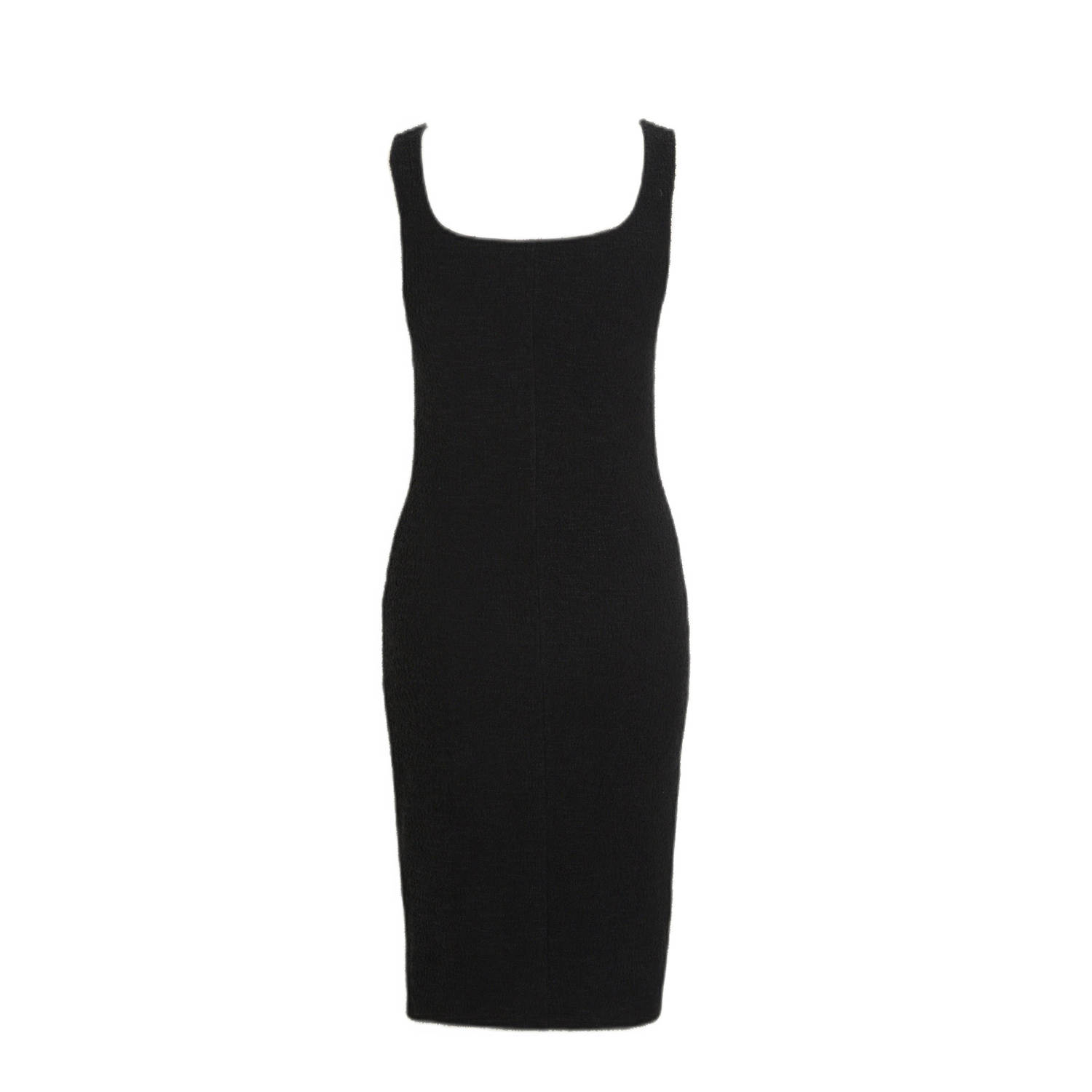 Ruby boucle bodycon jurk zwart
