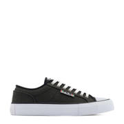 thumbnail: Zwarte heren Fila sneakers van textiel met veters en effen