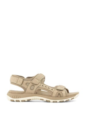 comfort sandalen beige