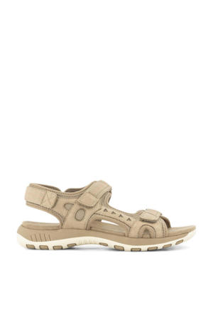 comfort sandalen beige