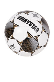 thumbnail: Derbystar Senior  voetbal Classic TT II wit/zwart maat 5