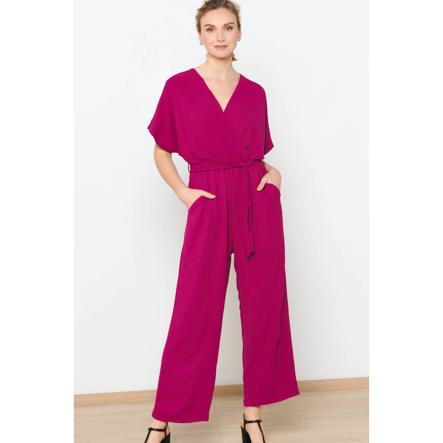 LOLALIZA jumpsuit aubergine