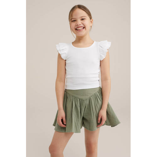 WE Fashion T-shirt white uni afbeelding