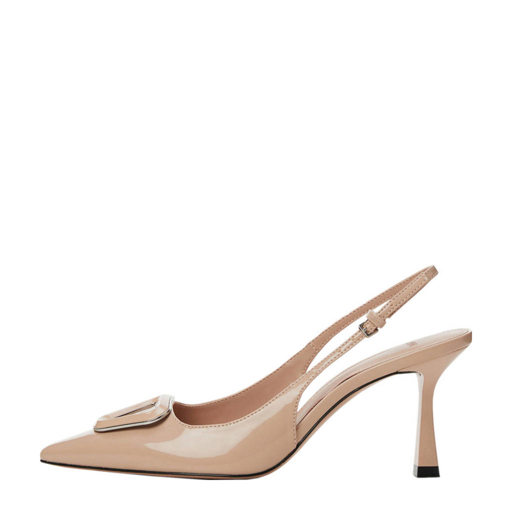 slingback pumps beige