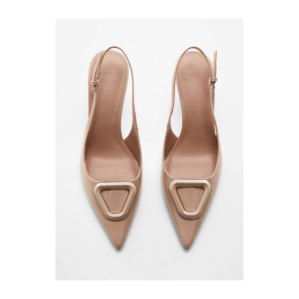 slingback pumps beige