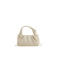 Mango mini crossbody tas beige