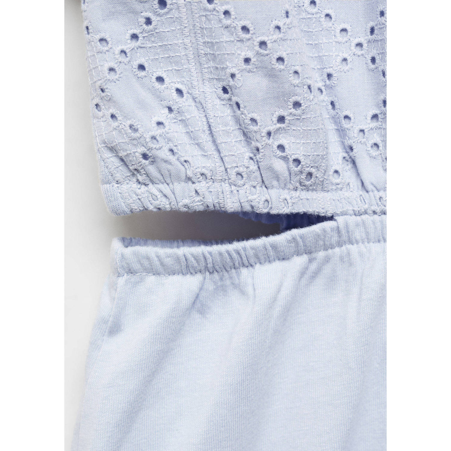 Mango Kids jurk pastelblauw