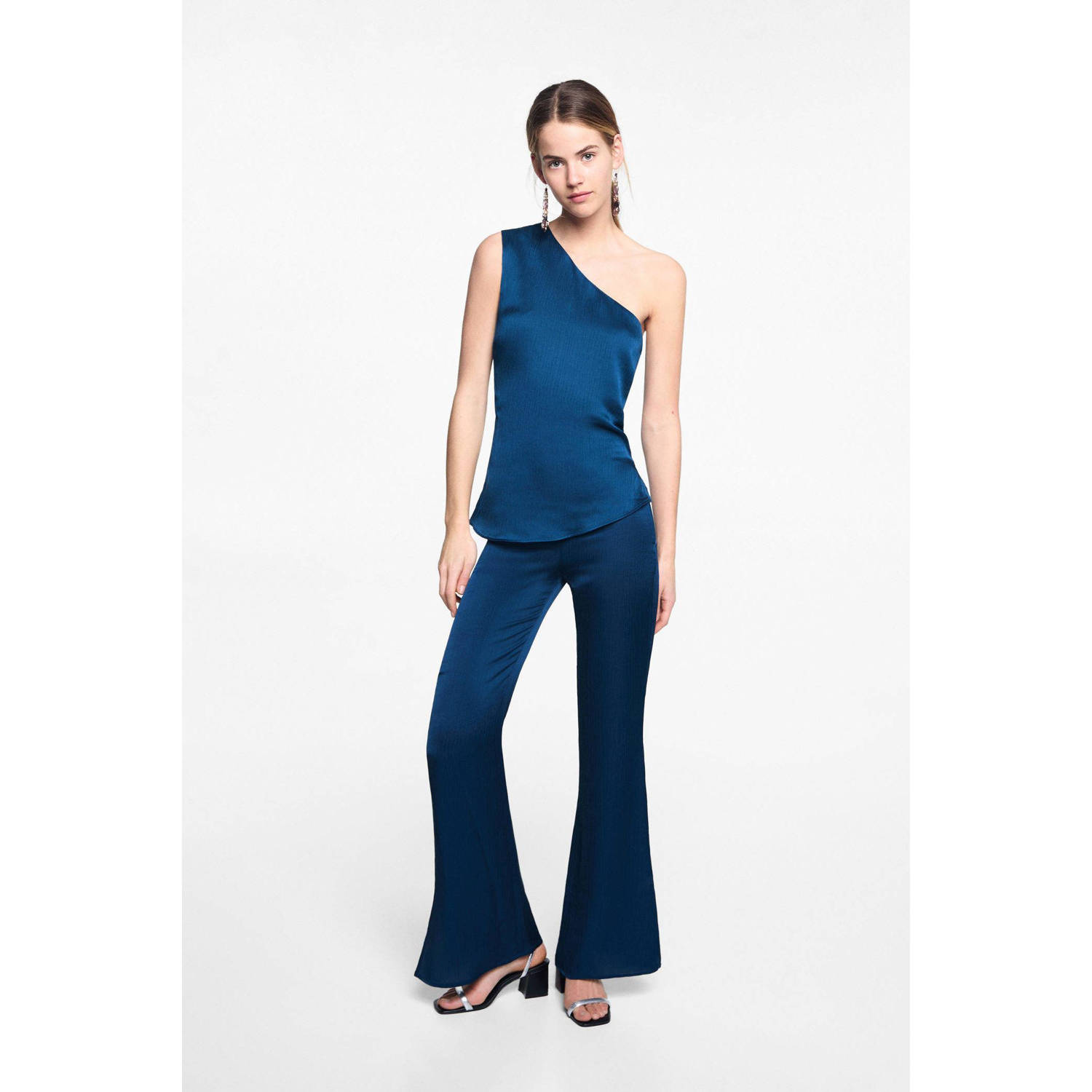Mango Kids broek donkerblauw