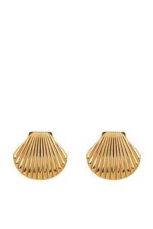 oorbellen Sea Shell goudkleurig