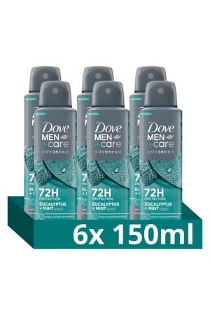 Eucalyptus + Mint anti-transpirant deodorant spray - 6 x 150 ml