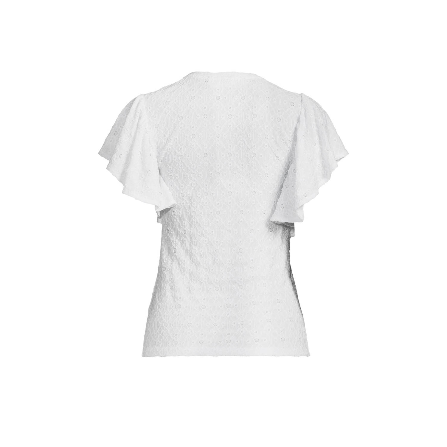Imagine jersey T-shirt wit broderie