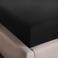 NOUS Living jersey hoeslaken - zwart