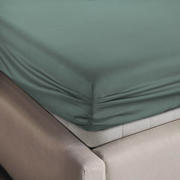 thumbnail: NOUS Living jersey hoeslaken - donkergroen