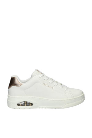 Uno Court leren sneakers wit