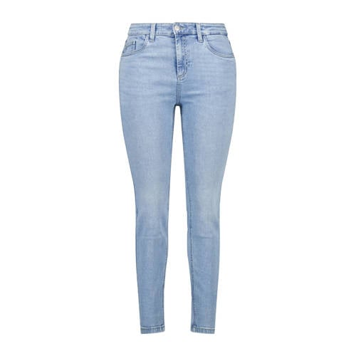 MS Mode high waist slim fit jeans light blue denim