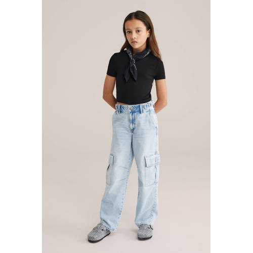 WE Fashion T-shirt zwart afbeelding
